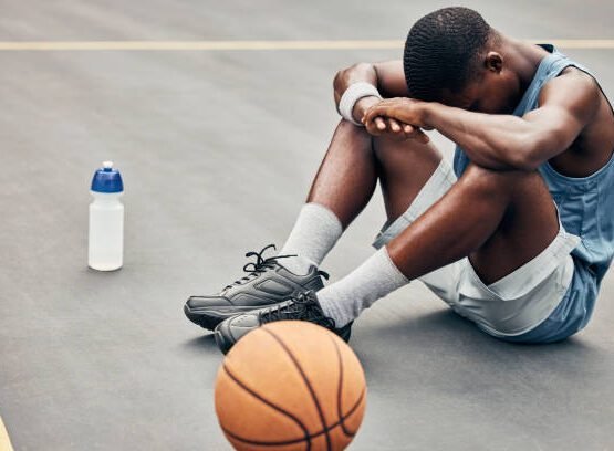 Basketball Player tired