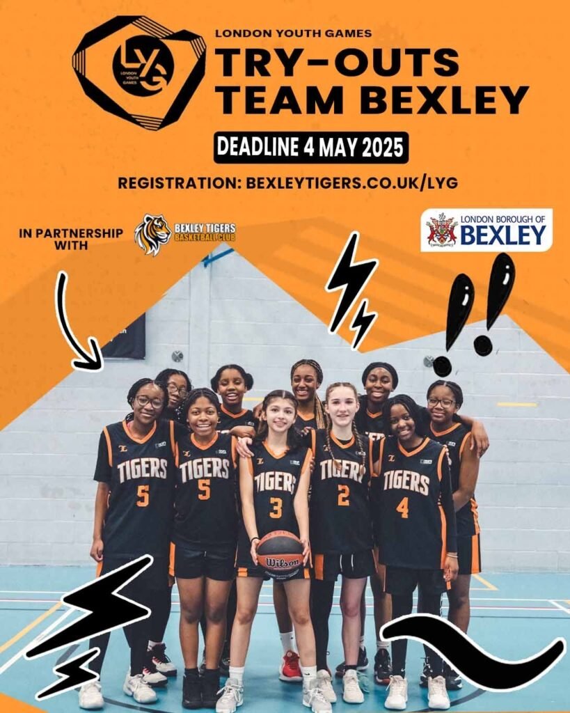 Bexley Tigers to Lead Team Bexley Girls Basketball Team at London Youth Games 2025