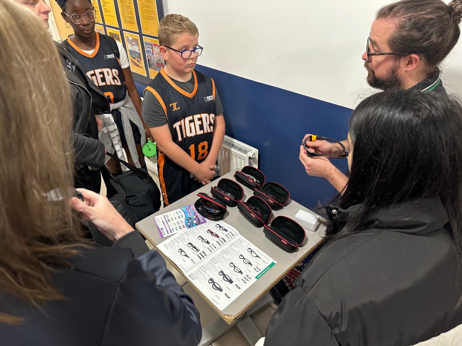 Specsavers visit Bexley Tigers Basketball Club